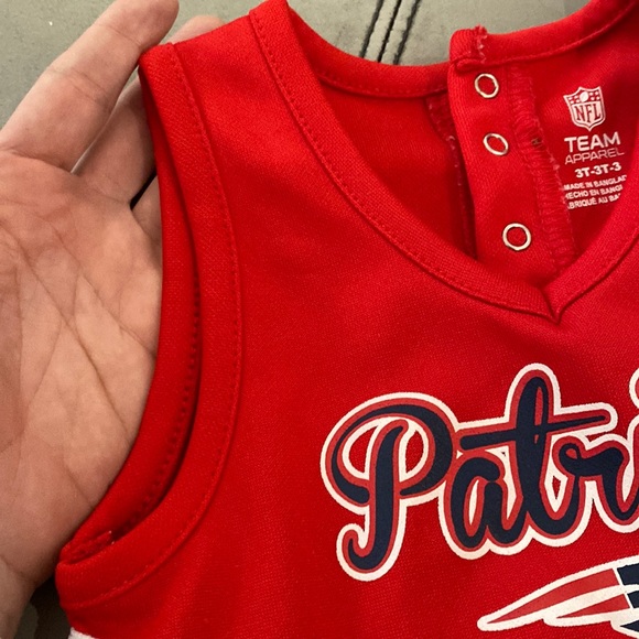 ❌SOLD❌NFL Trams Apparel Patriots Cheer Leader Dress❤️💙❤️ - Picture 5 of 10
